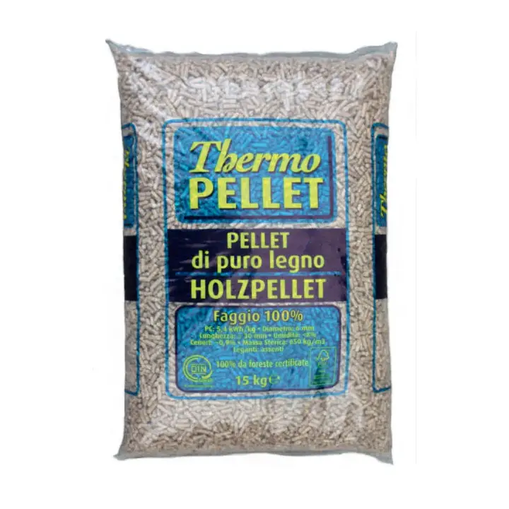 Bancale Pellet Thermo Pellet ENplus A2 – Faggio 100% – 70 Sacchi da 15kg